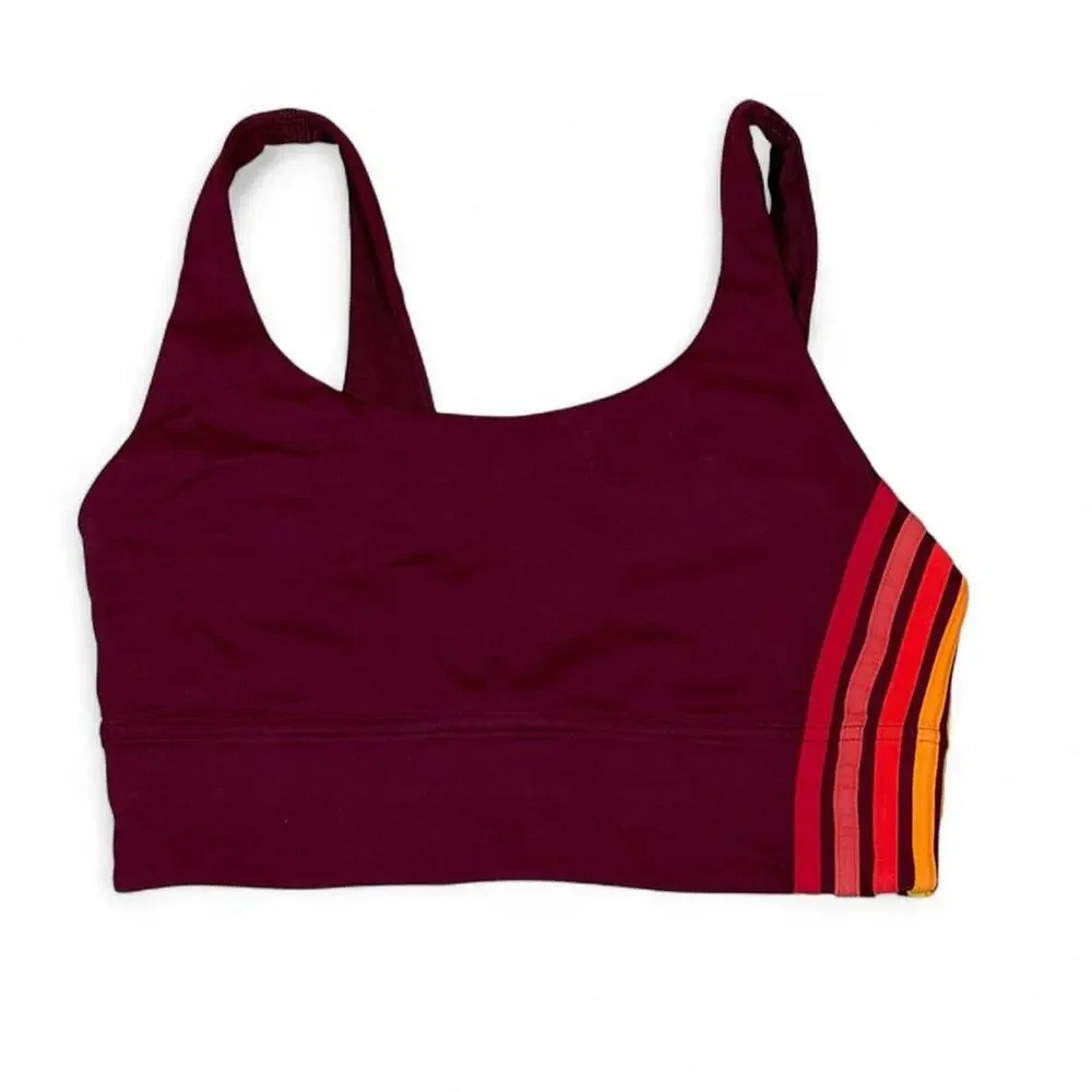 Lululemon size 8 burgundy sports